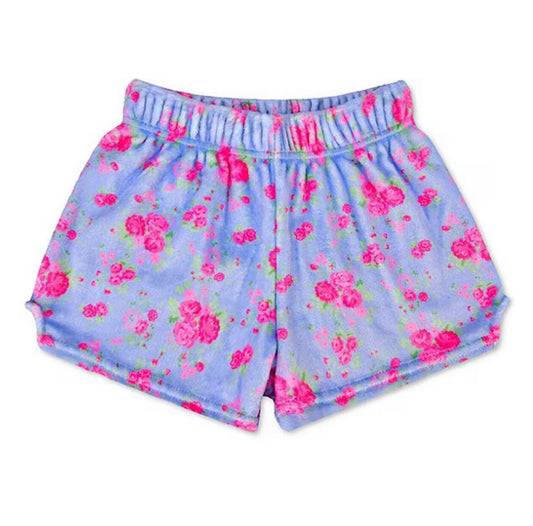 Ditsy Floral Plush Shorts