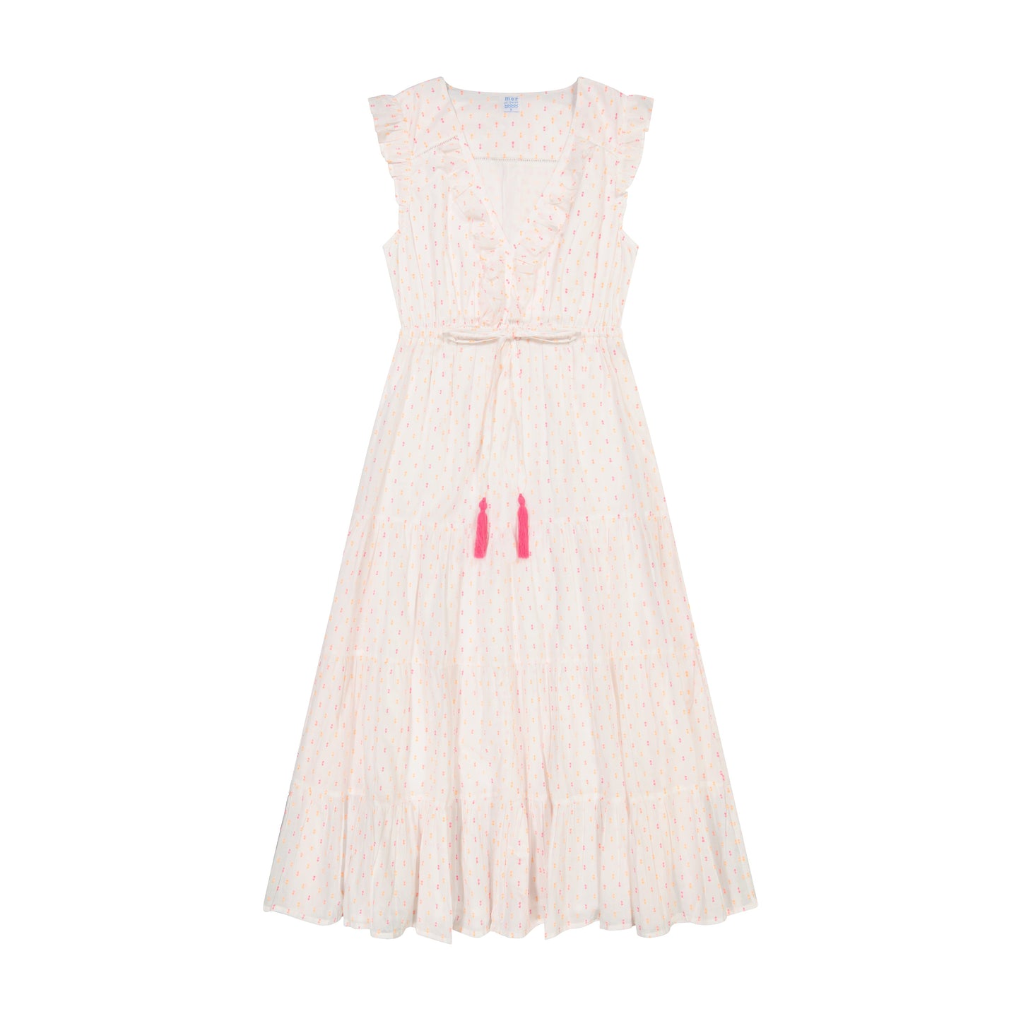 Giselle Women's Maxi Dress Neon Swiss Dot