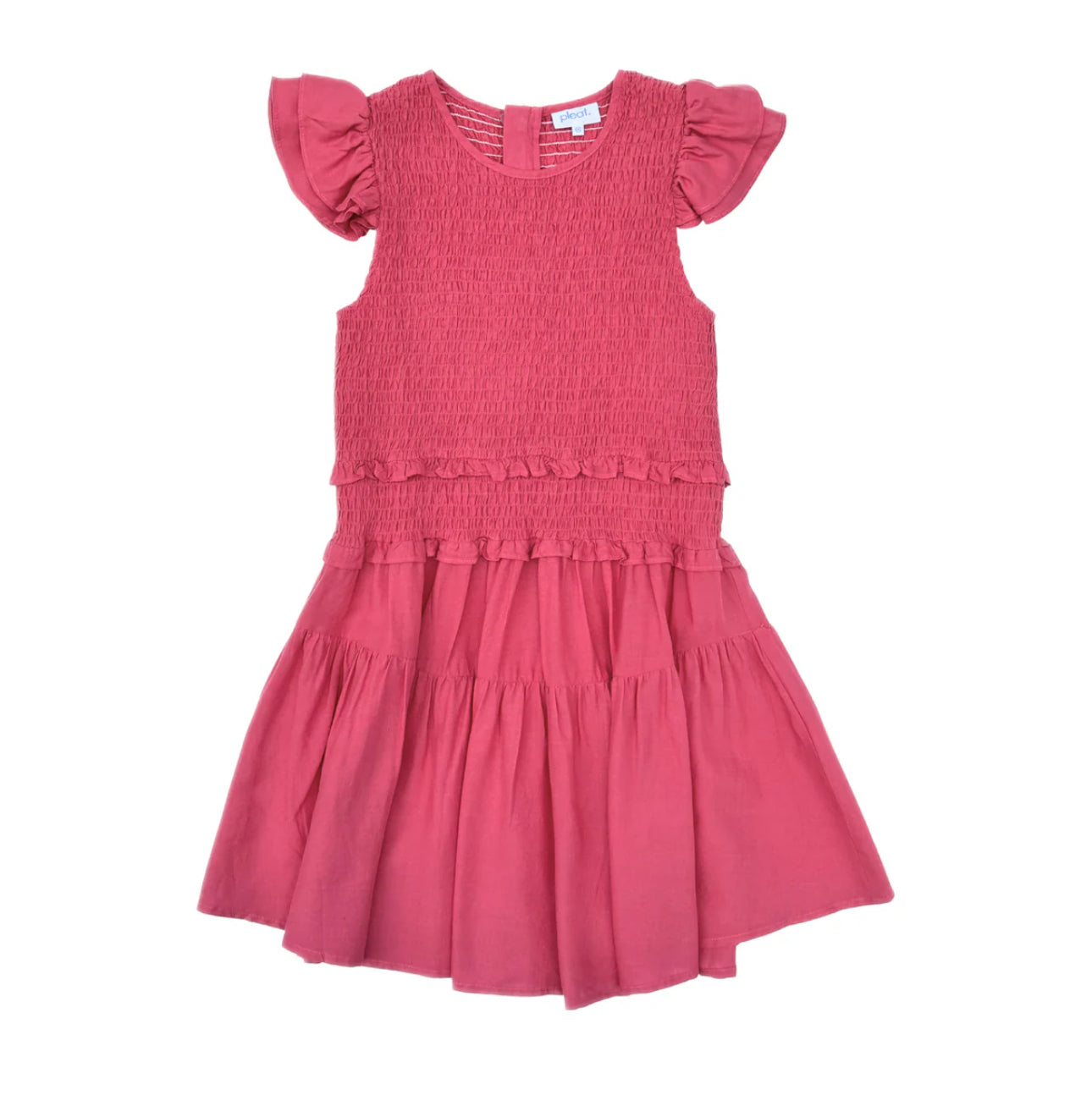 Pleat Melon Ellie Dress