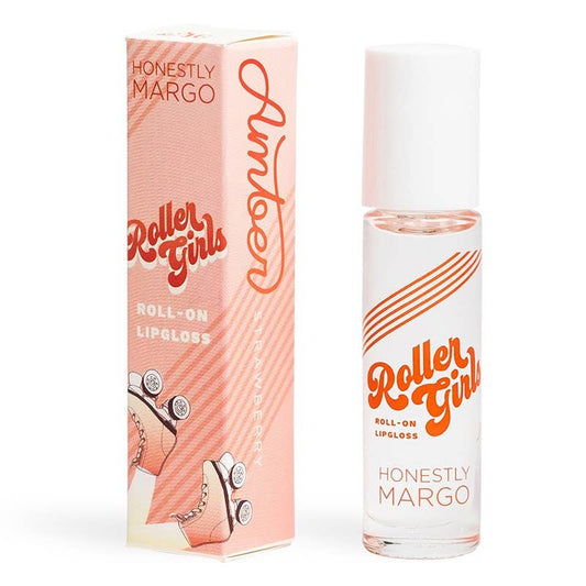 Strawberry AMBER Roller Girls Roll-On Lipgloss: 10 ML