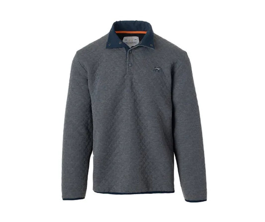 Quilted Grey Pullover