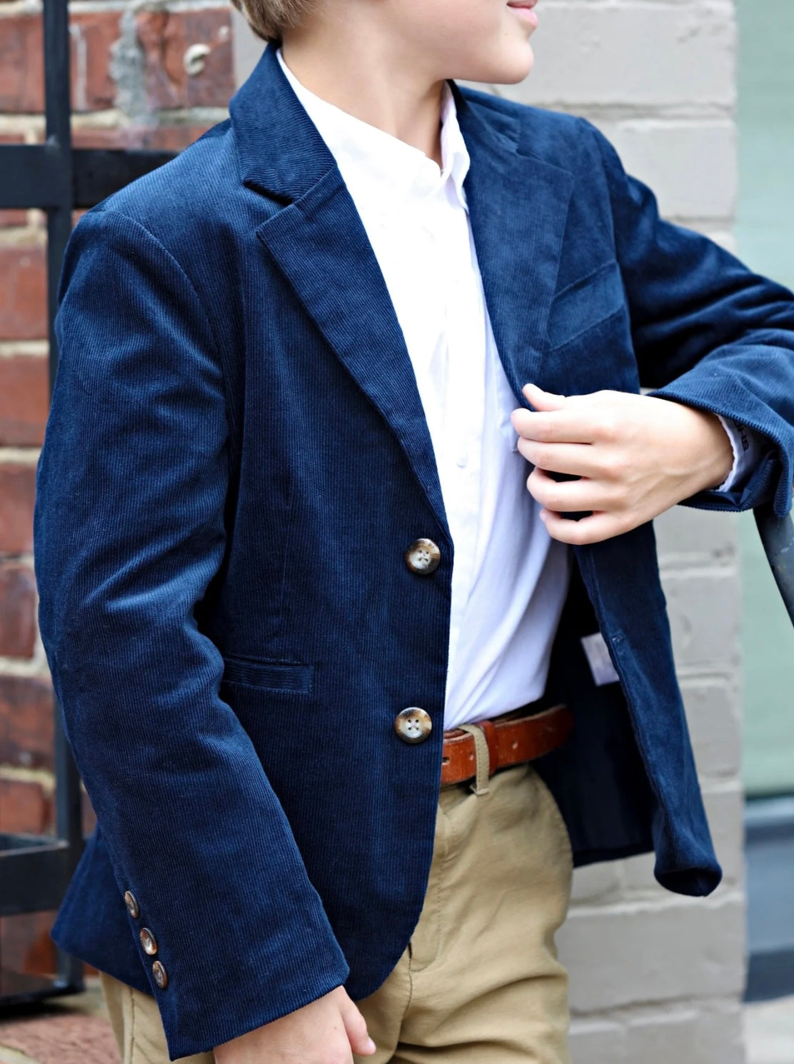 Bulls Bay Blue Coduroy Gentleman’s Jacket
