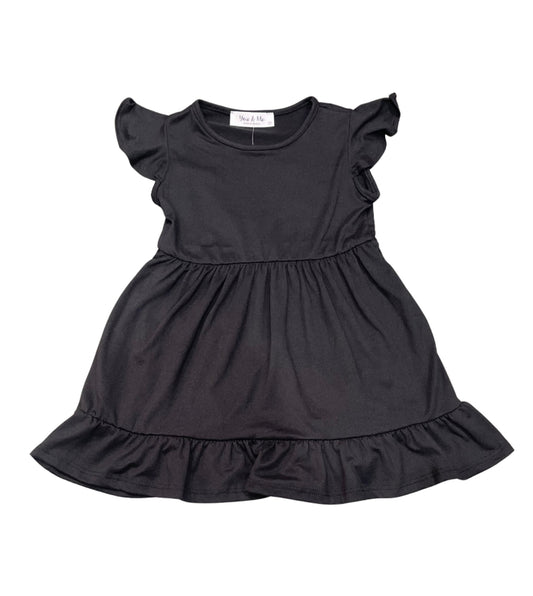 Black Ruffle Dress