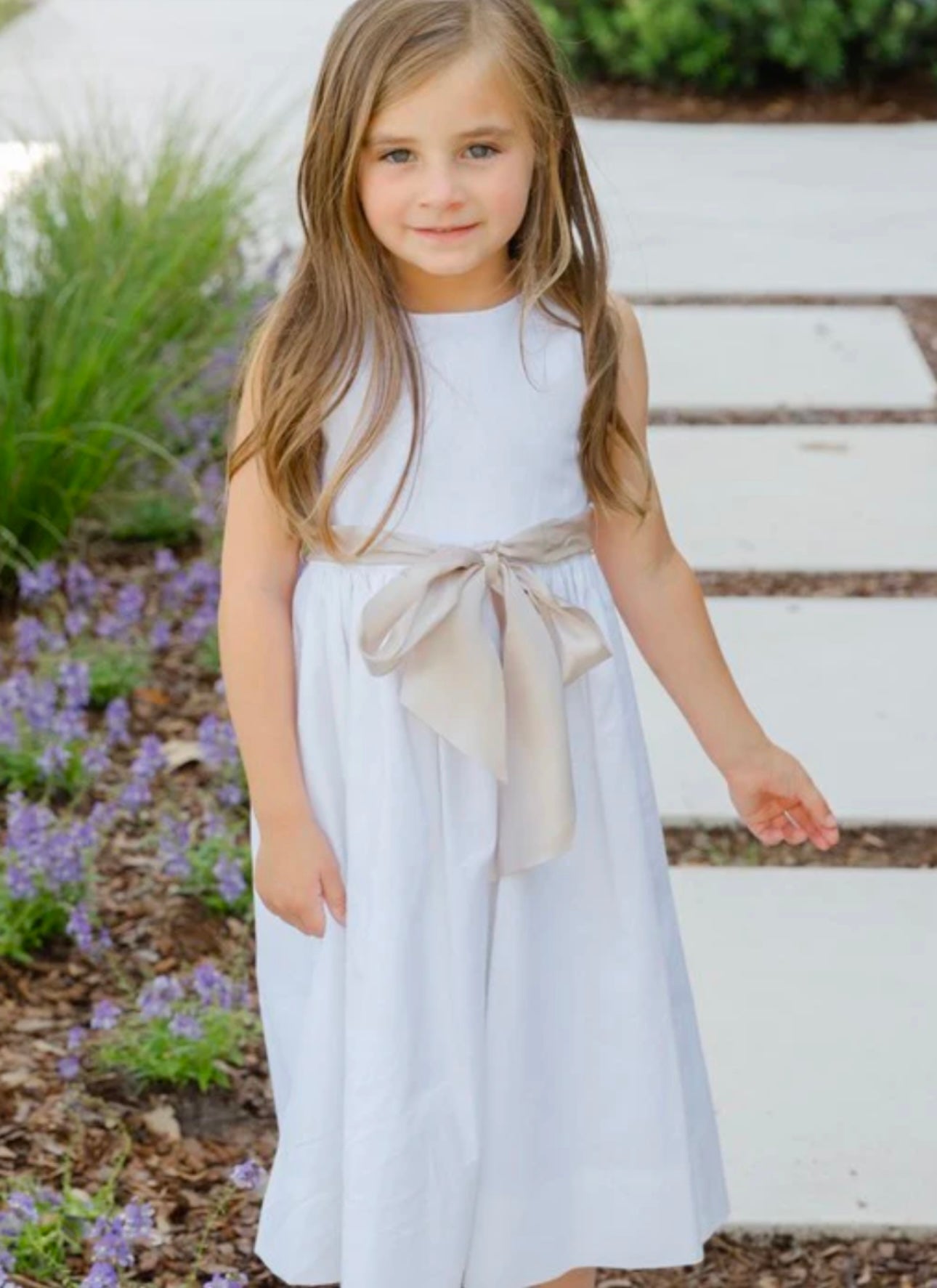 Whisper Linen Empire Dress