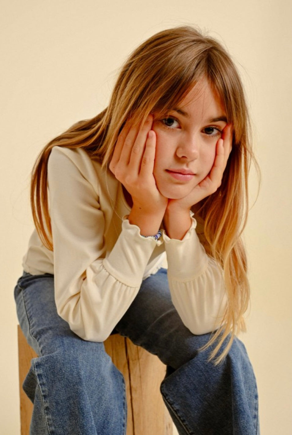 Off White Thin Cotton Sweater