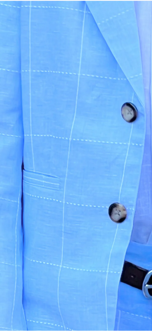 Palmetto Bluff Blue Linen Gentleman’s Jacket