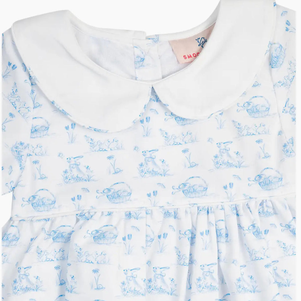 Boys Bunny Toile Bubble