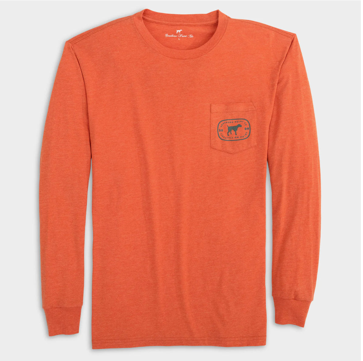 Orange Vintage Trademark Longsleeve Tshirt