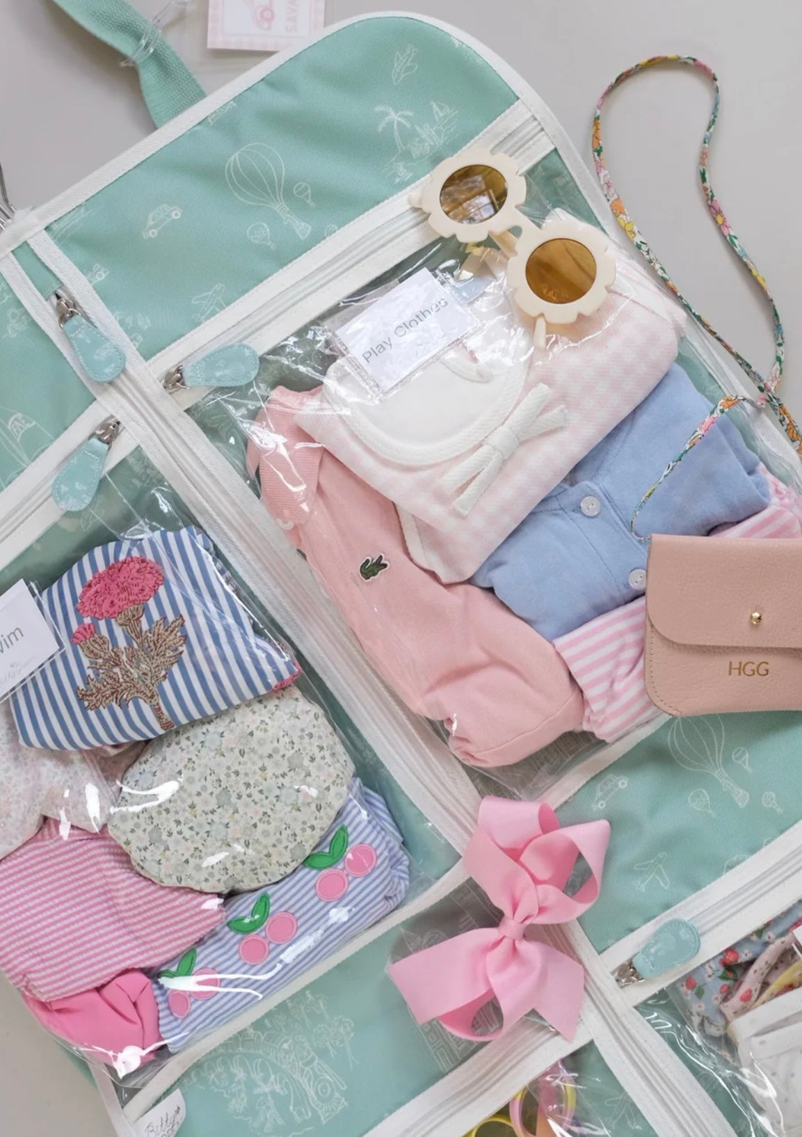 Bitty Green Travel Bag
