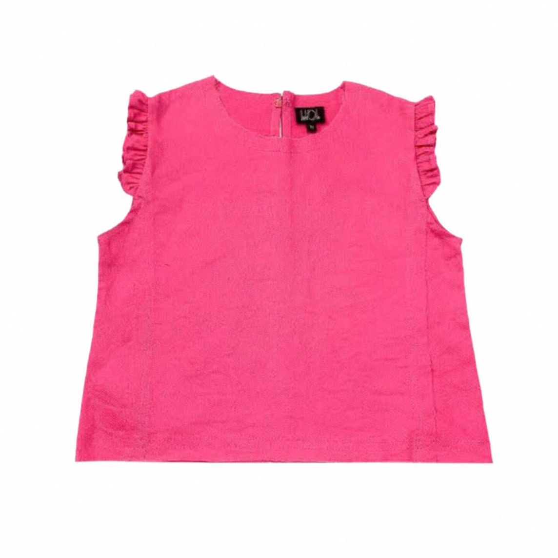 Fuchsia Ruffle Top