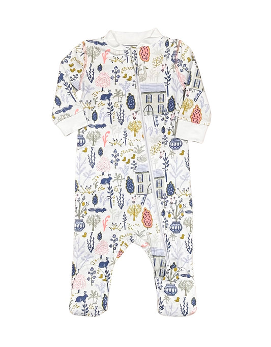 English Countryside Footed Pajamas