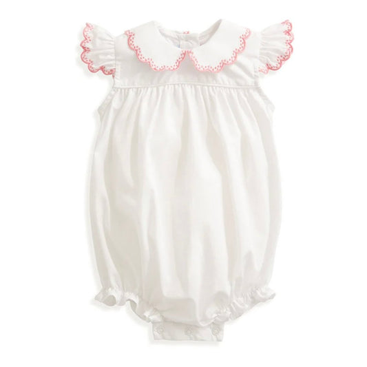 Rose Embroidered Bubble