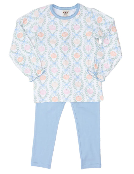 Mary Reese Pumpkin Block Legging Set