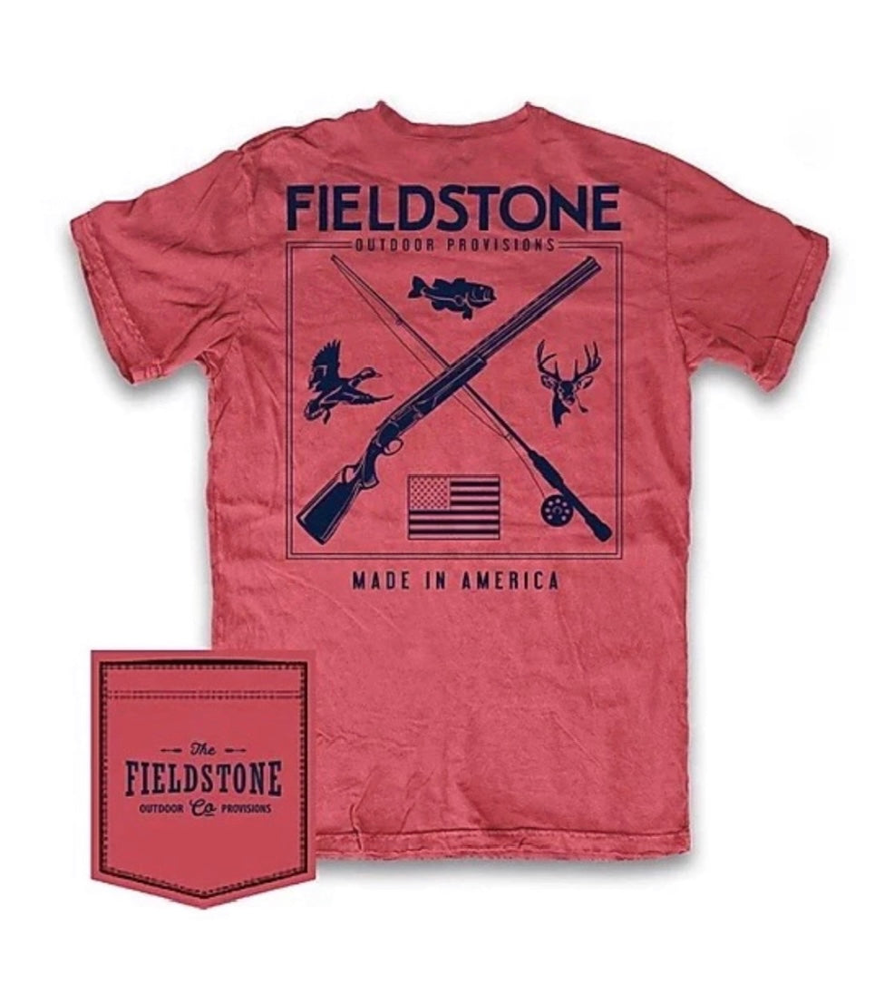 Fieldstone Youth Red Sportsman T-Shirt