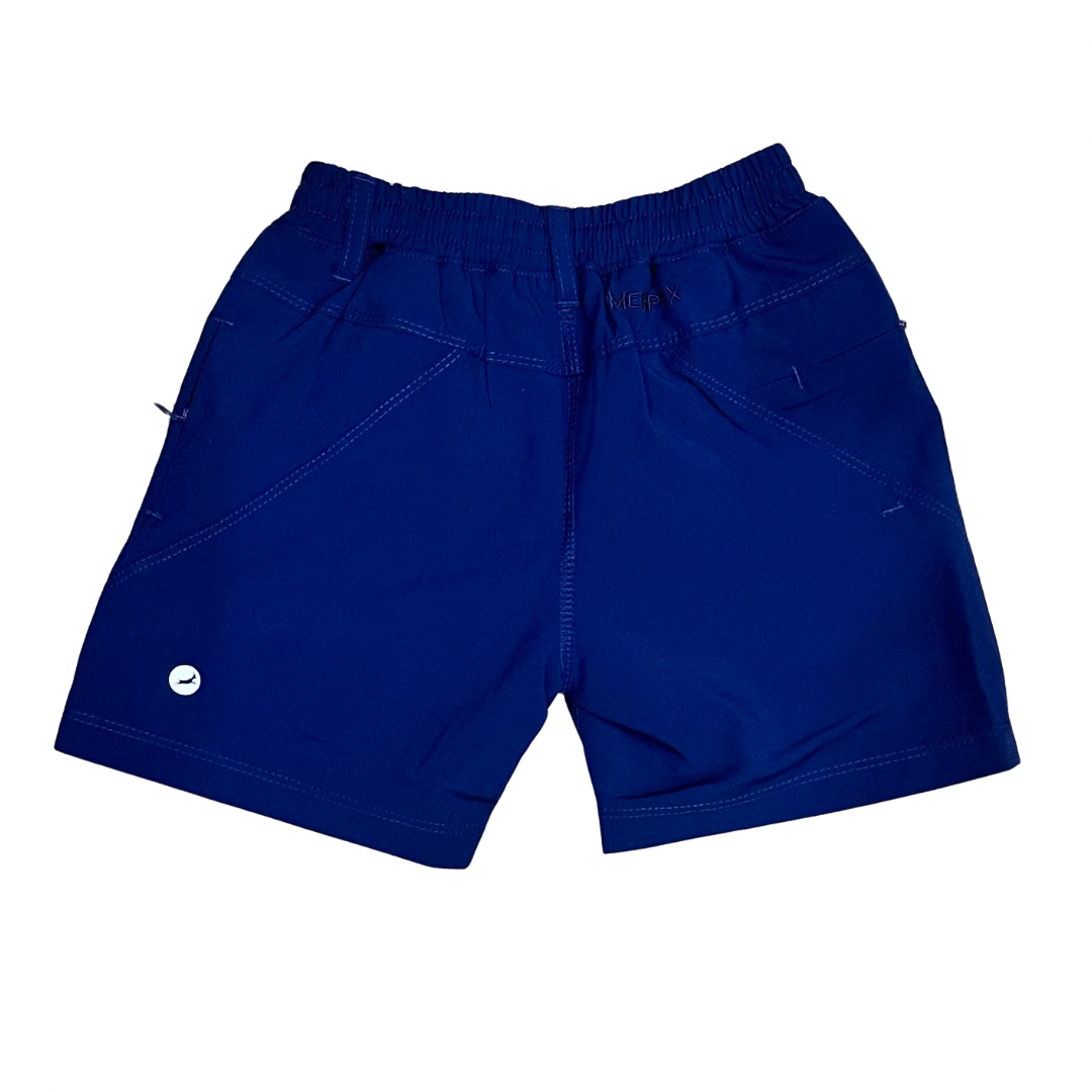 Meripex Navy Blue FB Performance Shorts