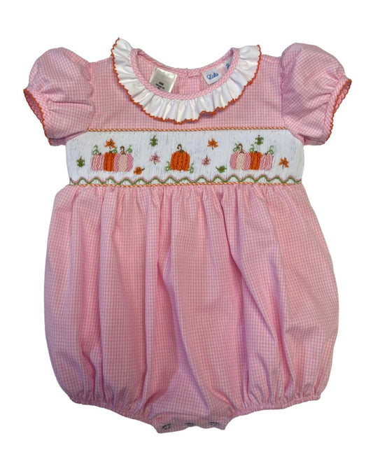 Rosie Pumpkin Embroidered Bubble