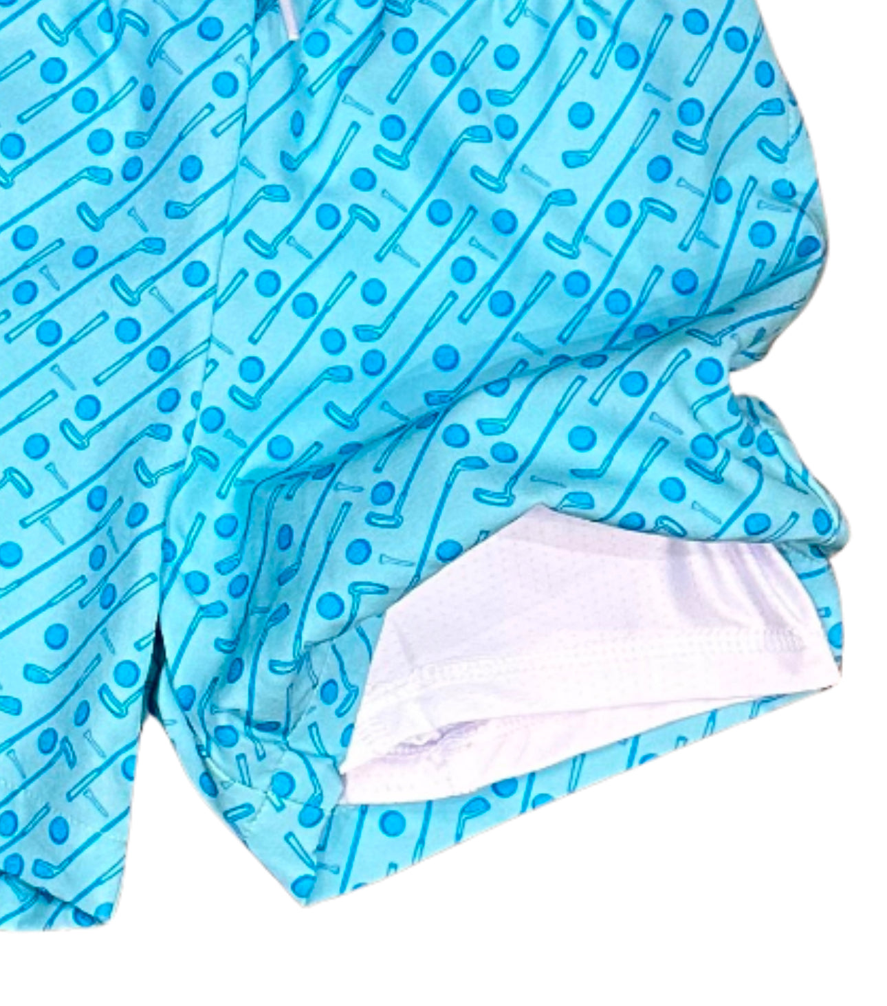 Light Blue Topo Swim Trunks