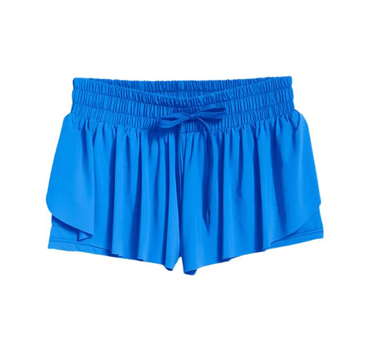 Suzette Blue Flyaway Shorts