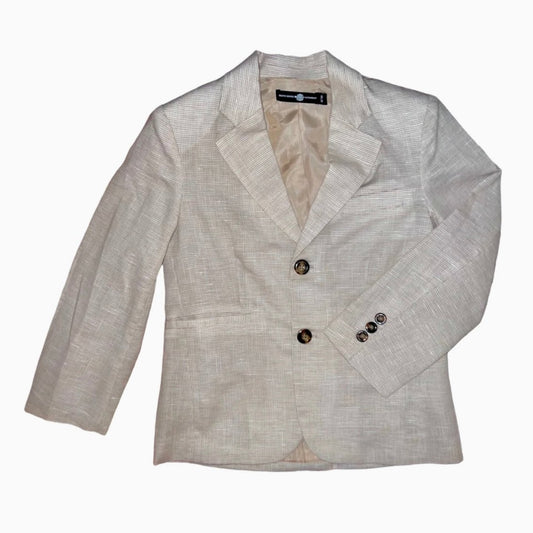 Kiawah Khaki Houndstooth Linen Gentleman’s Jacket