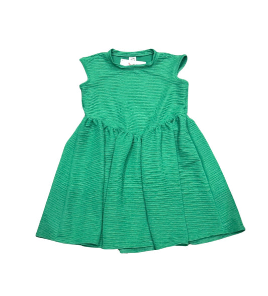 Emerald Green Crinkle Dress