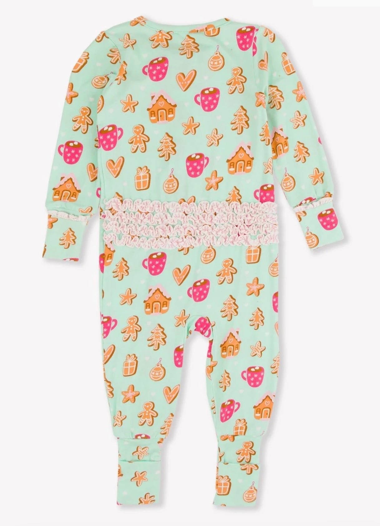 Gingerbread Bamboo Convertible Pajamas