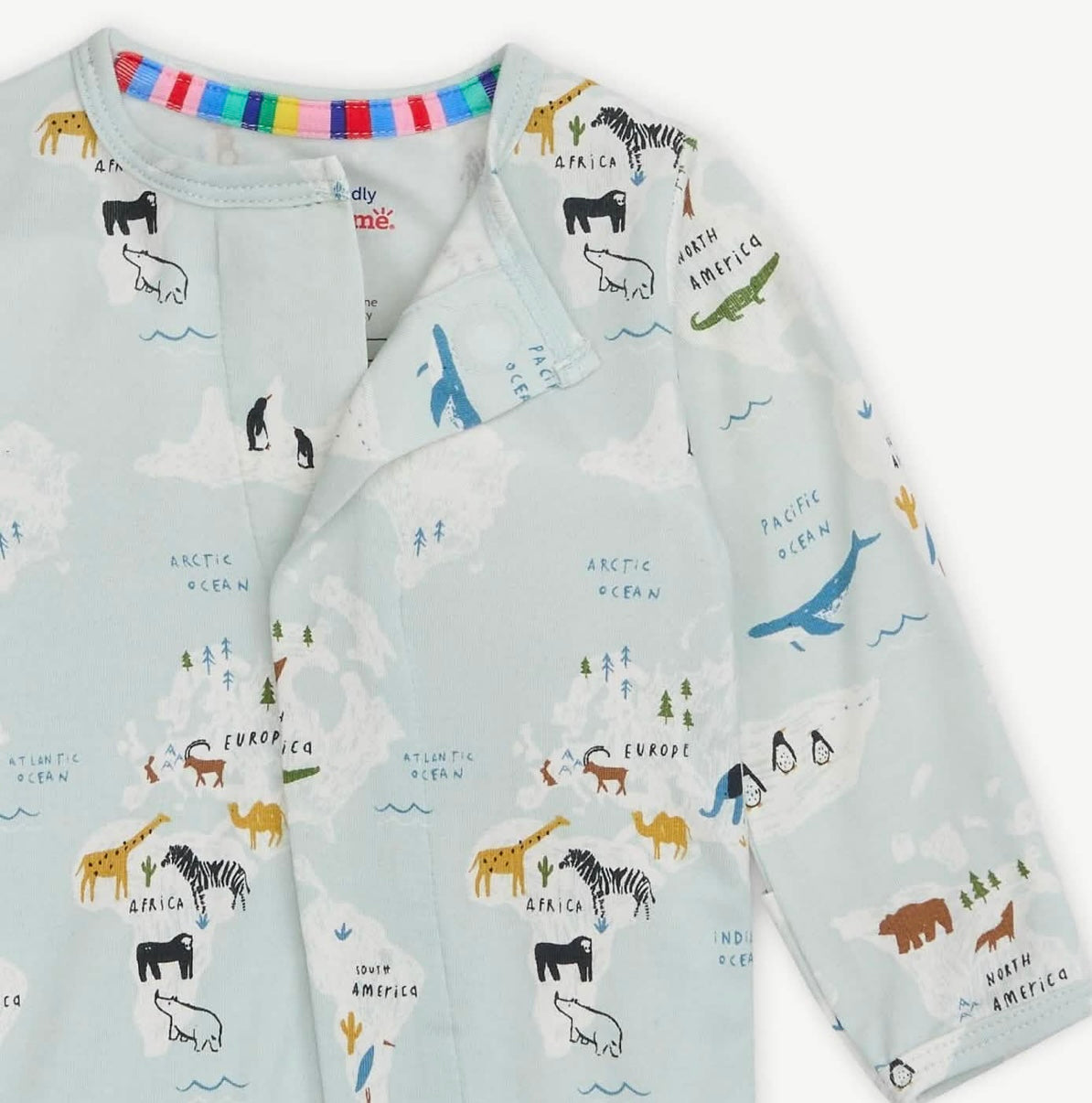 Sea the World Footie Pajamas