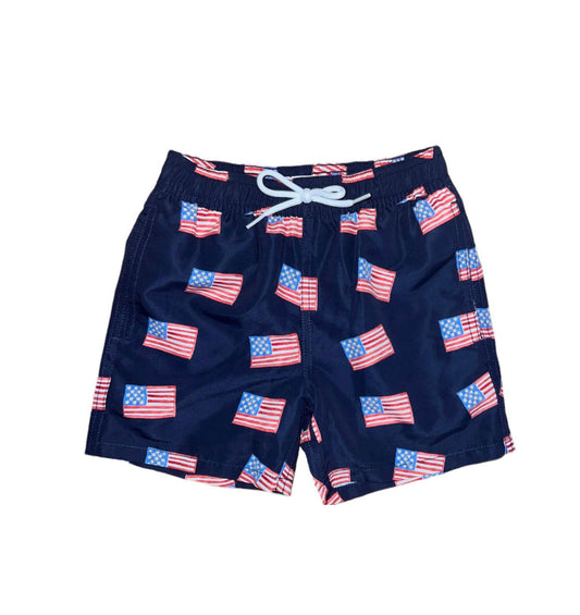 Sullivan Starfish & Stripes Swim Trunks