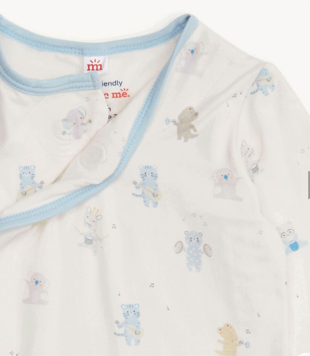 Blue Baby Beats Modal Kimono Set