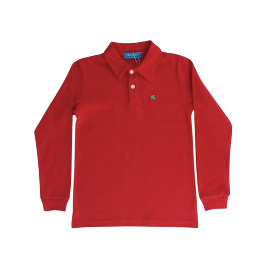 Red Harry Longsleeve Polo