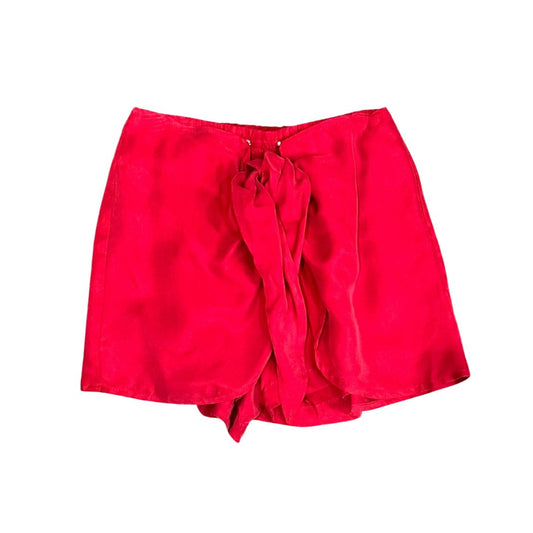 Red Stella Wrap Skort