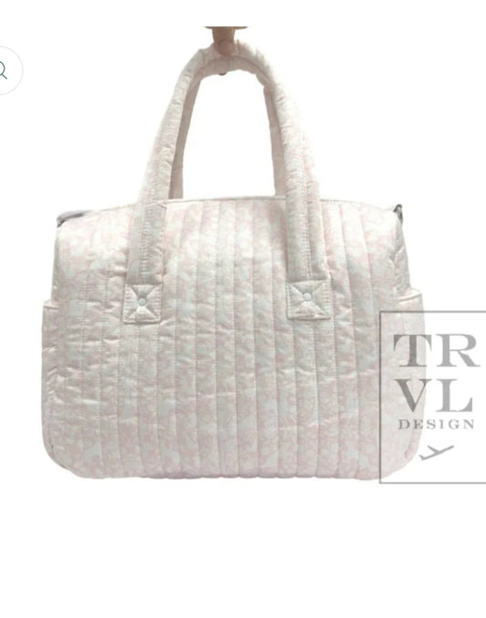 TRVL Woodland Animals Quilted Stroller Bag