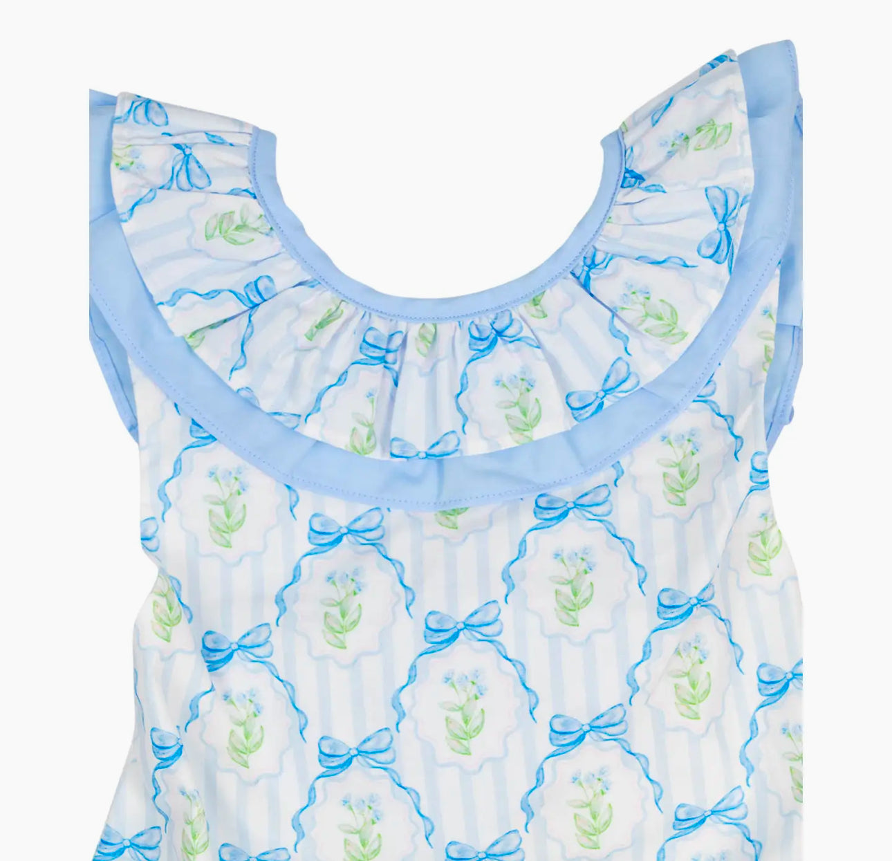 Blue Floral Josie Bubble
