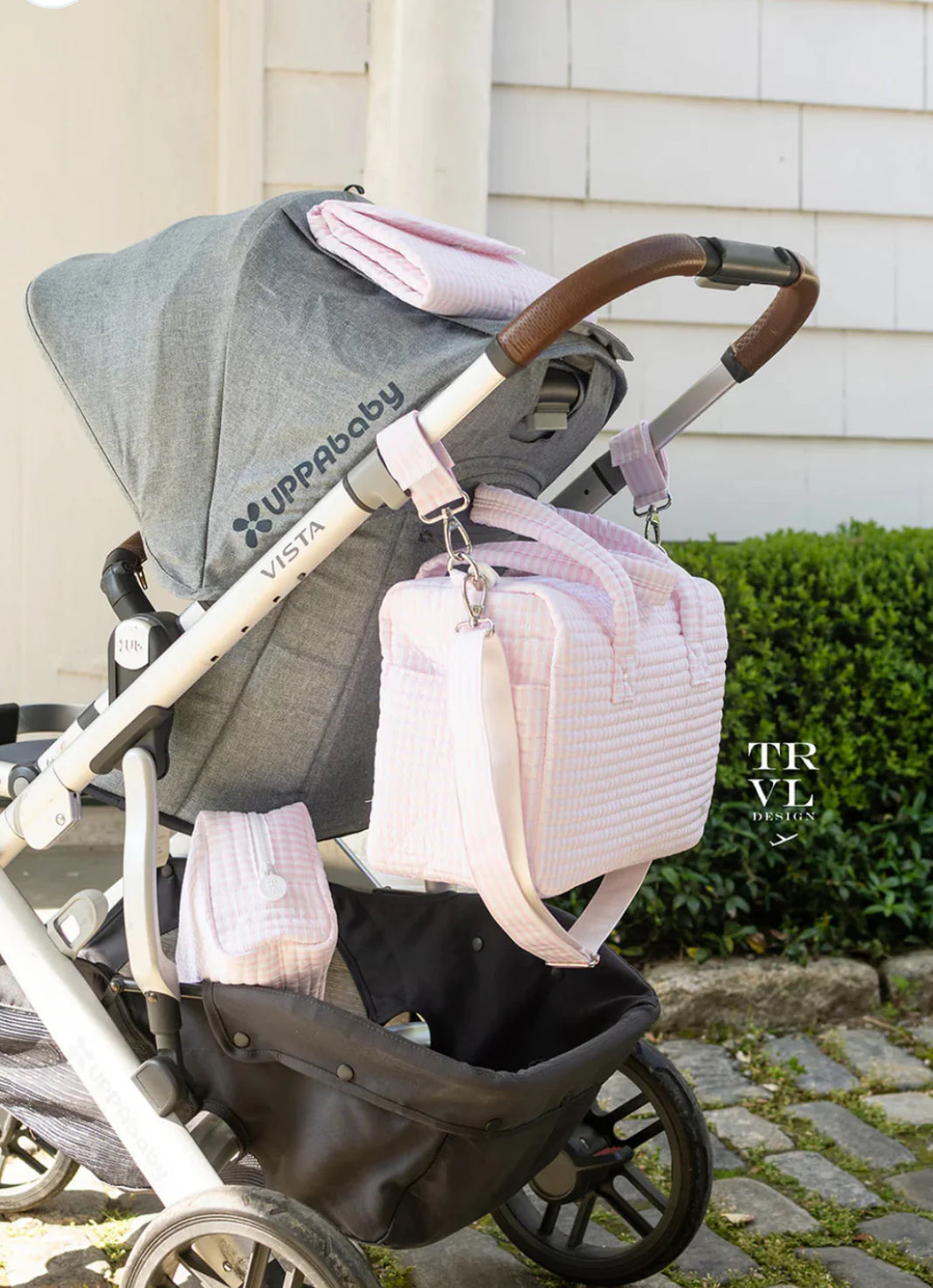 TRVL Woodland Animals Quilted Stroller Bag