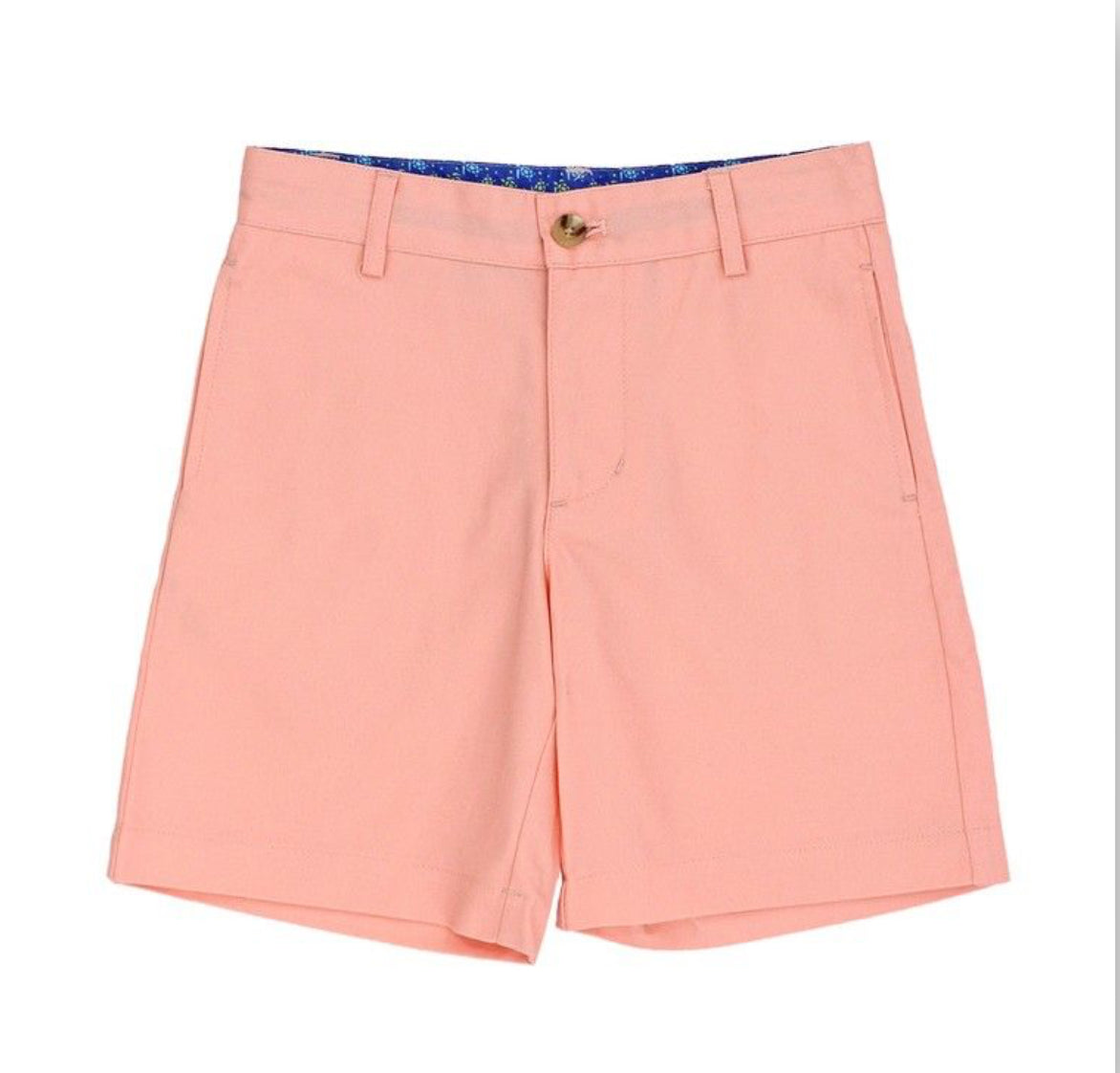 Bailey Boys Cantaloupe Coral Twill Shorts
