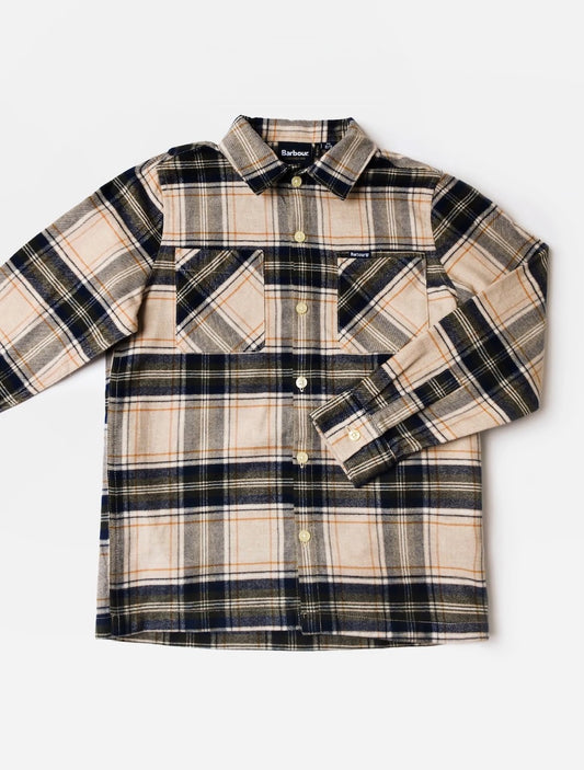 Barbour Boys Betsom Flannel Plaid Shirt