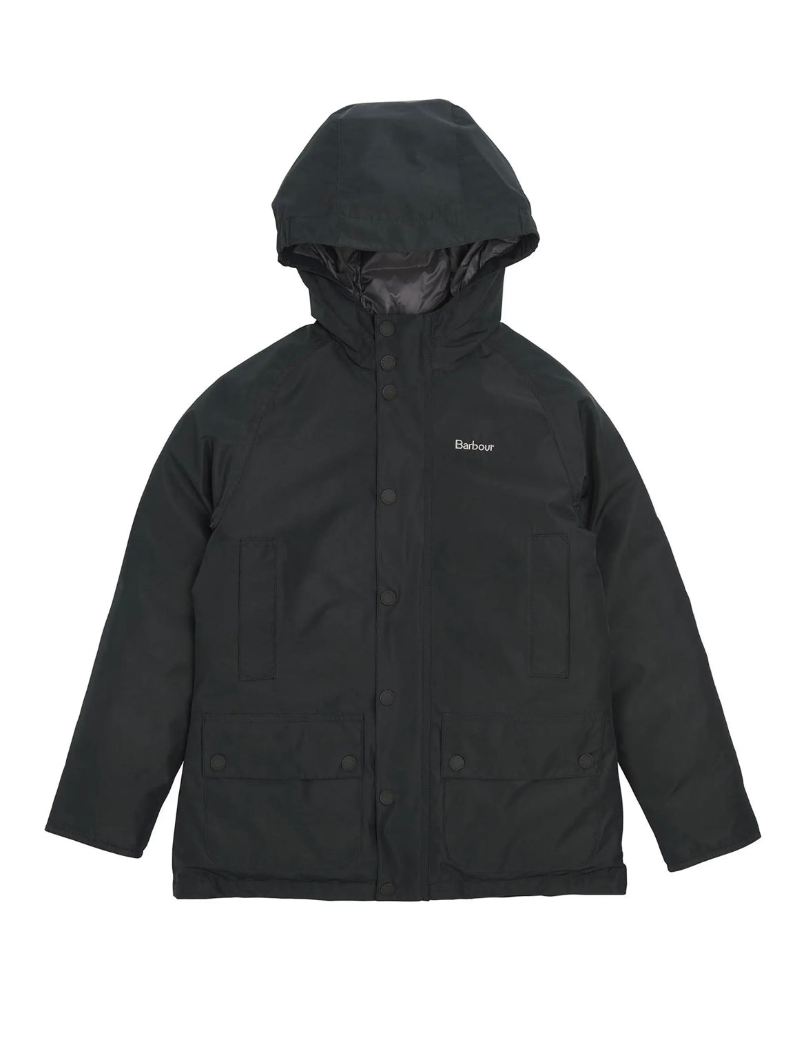 Barbour Boys Hooded Showerproof Beaufort Jacket