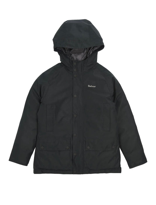 Barbour Boys Hooded Showerproof Beaufort Jacket