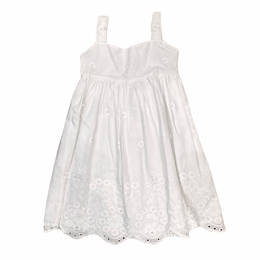 Toddler White Eyelet Dress