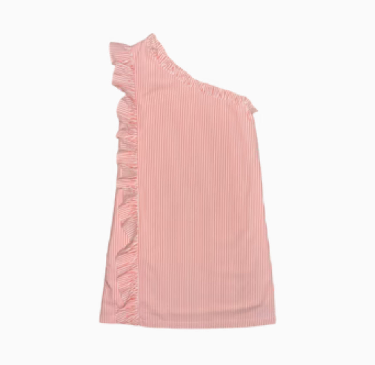 Brown Bowen Girls McCall Carolina Coral Seersucker Dress
