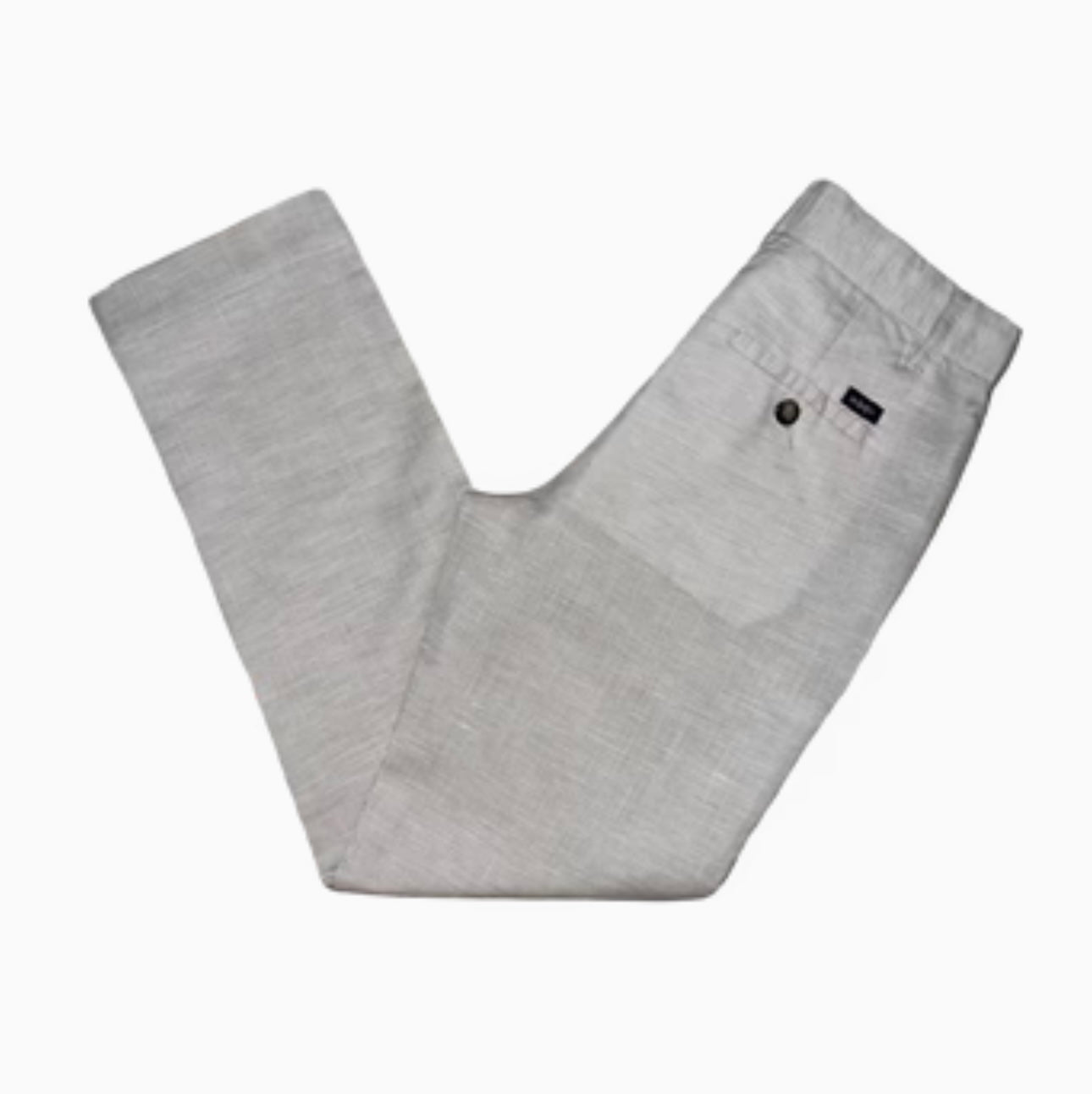 Brown Bowen Kiawah Khaki Houndstooth Linen Palmetto Pants