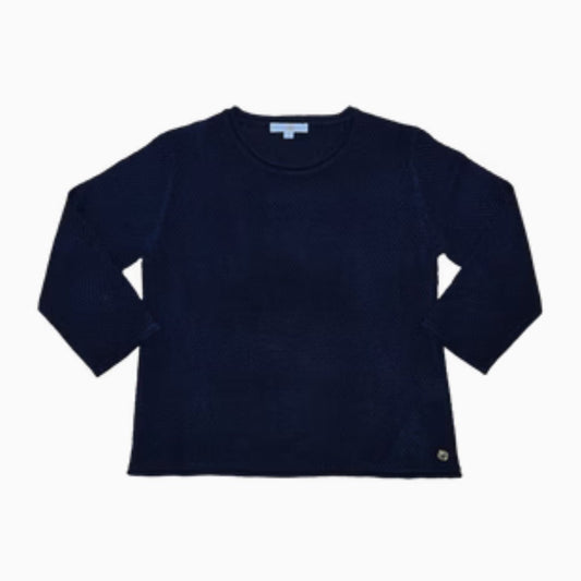 Brown Bowen Nantucket Navy Sea Island Sweater