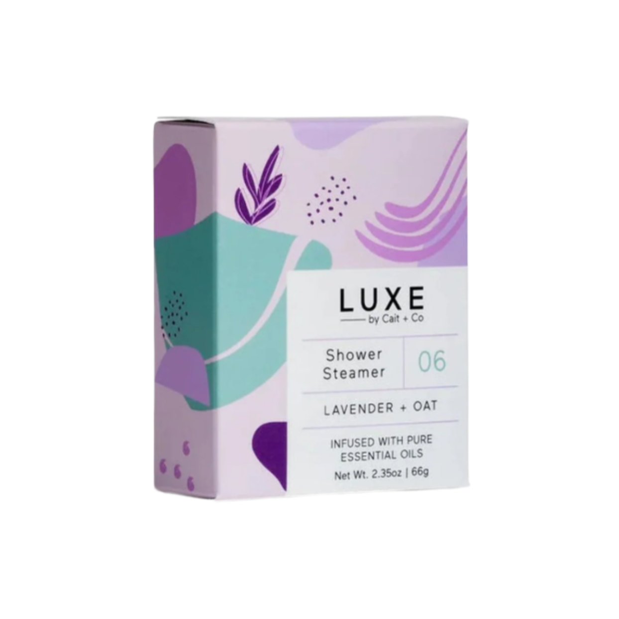 Cait and Co Luxe Lavender Oat Shower Steamer