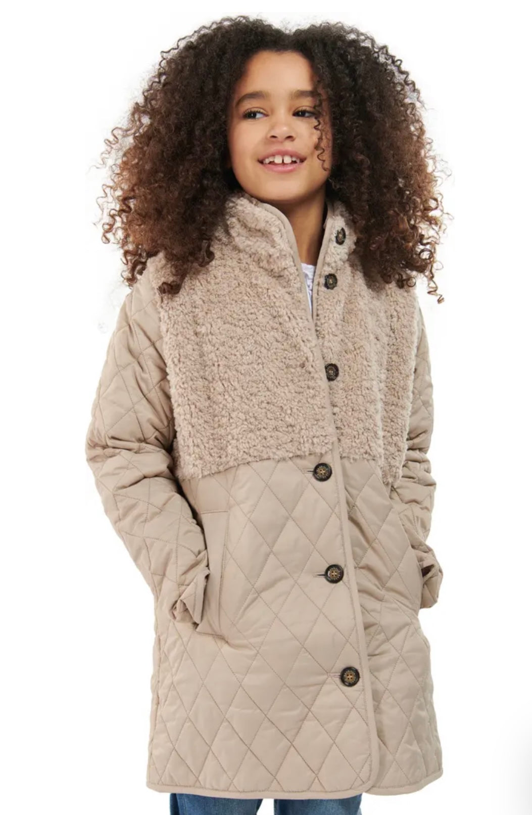 Barbour Girls Melby Quilted Jacket