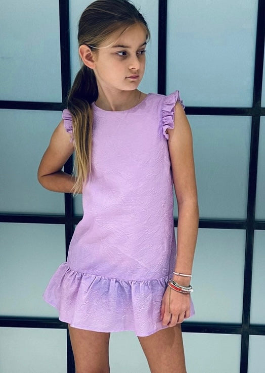 Lavender Textured Dress