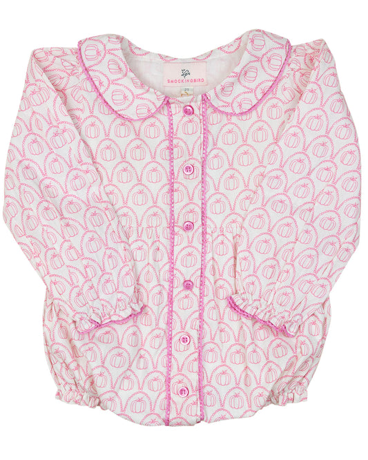 Pumpkin Scallop Print Bubble