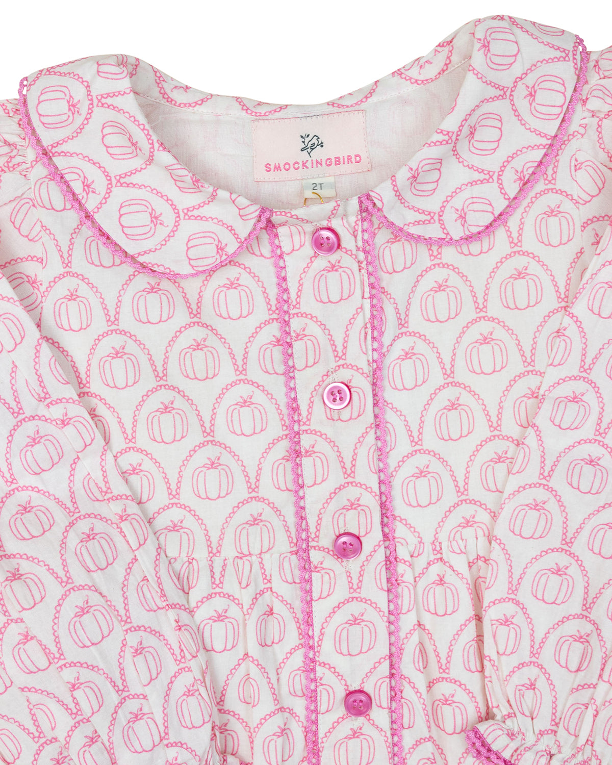 Pumpkin Scallop Print Bubble