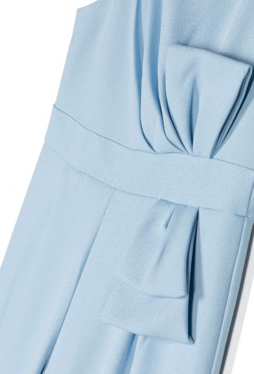 Light Blue Wideleg Jumpsuit