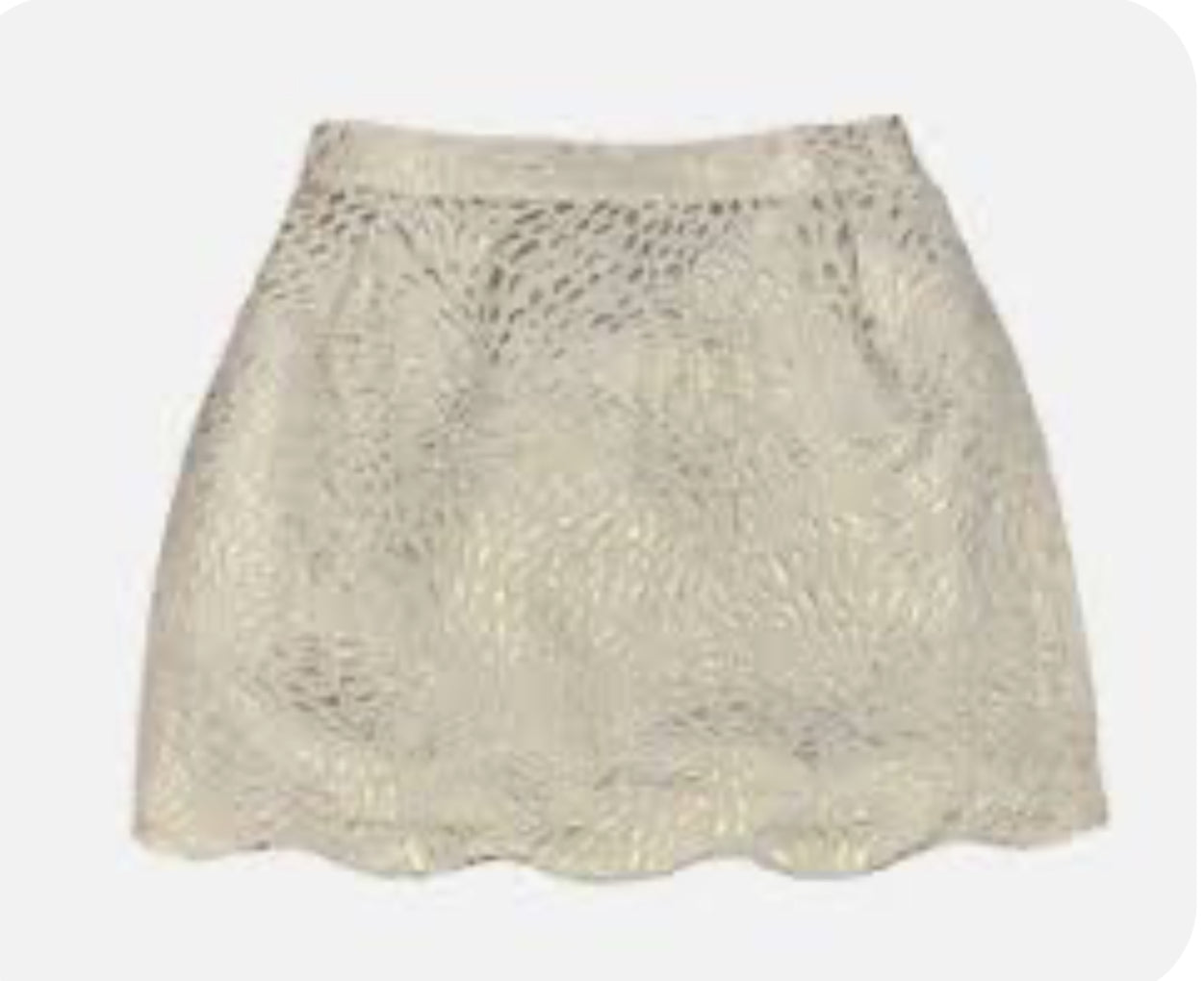 Seabrook Island Golden Isles Scalloped Skirt