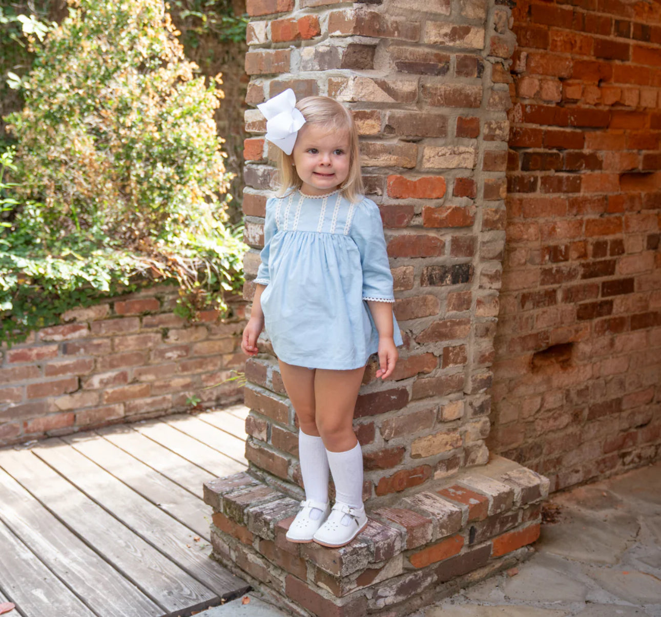 Blue Brie Corduroy Bloomer Set