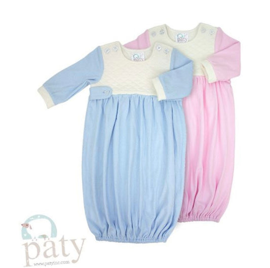 Jacquard Organic Cotton Gown